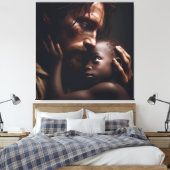 Jesus Cradling Child Canvas Afbeelding 3 (Insitu (Slaapkamer))