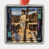 Jesus Cross Art Bellini Ornament (Voorkant)