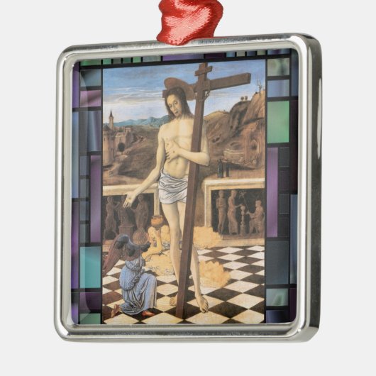 Jesus Cross Art Bellini Ornament (Links)