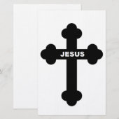 JESUS CROSS BRIEFPAPIER (Voorkant / Achterkant)