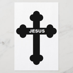 JESUS CROSS BRIEFPAPIER