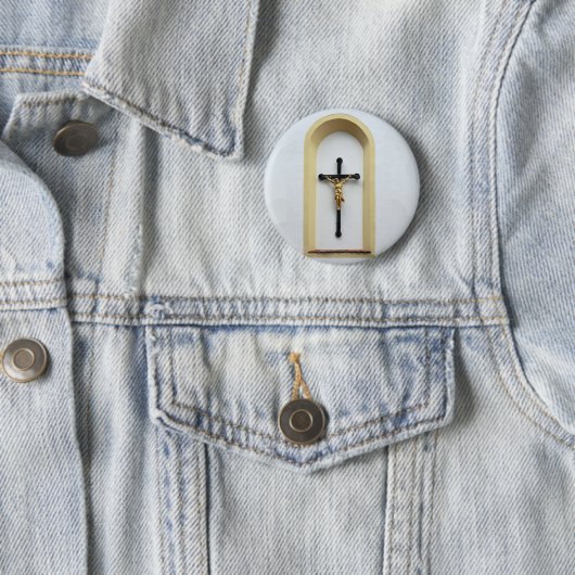 Jesus Cross Button (In situ)