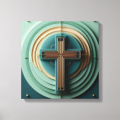 Jesus Cross Canvas Afdruk (Voorkant)