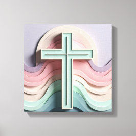 Jesus Cross Canvas Afdruk