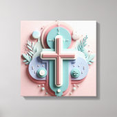 Jesus Cross Canvas Afdruk (Voorkant)