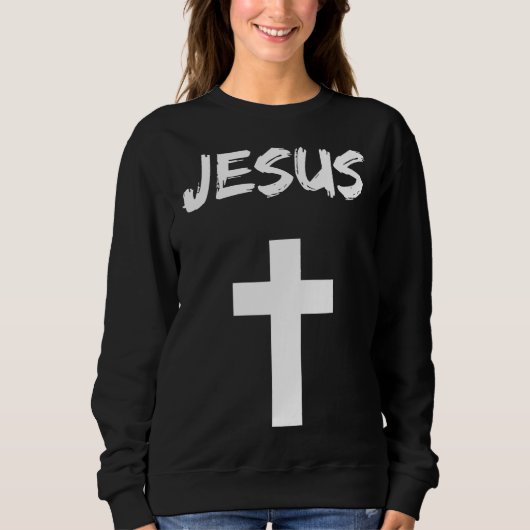 Jesus Cross Christelijk Church God-religie Trui (Voorkant)