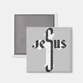 Jesus Cross Magneet (Voorkant / Achterkant)