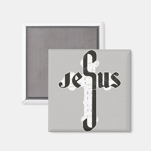 Jesus Cross Magneet (Voorkant / Achterkant)