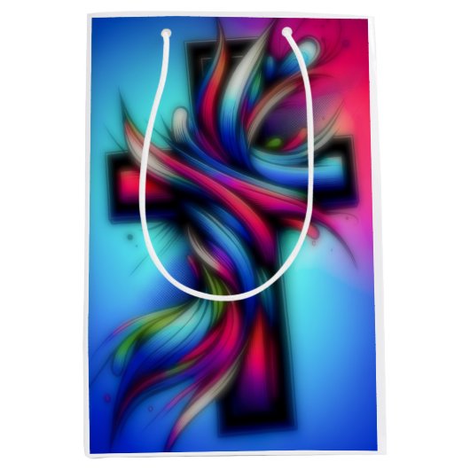 Jesus Cross Medium Cadeauzakje (Voorkant)