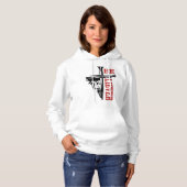 Jesus Cross Nail Design – Powerful Christian Hoodie (Voorkant volledig)