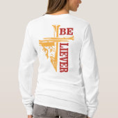 Jesus Cross Nail Design – Powerful Christian T-shirt (Achterkant)