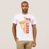 Jesus Cross Nail Design – Powerful Christian T-shirt (Voorkant volledig)