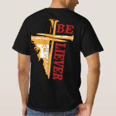 Jesus Cross Nail Design – Powerful Christian T-shirt (Achterkant)