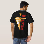 Jesus Cross Nail Design – Powerful Christian T-shirt (Achterkant volledig)