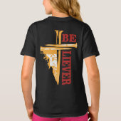 Jesus Cross Nail Design – Powerful Christian T-shirt (Achterkant)