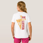 Jesus Cross Nail Design – Powerful Christian T-shirt (Achterkant volledig)