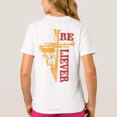 Jesus Cross Nail Design – Powerful Christian T-shirt (Achterkant)