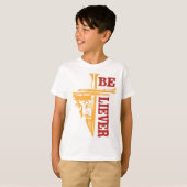 Jesus Cross Nail Design – Powerful Christian T-shirt (Voorkant volledig)