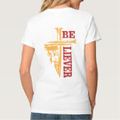 Jesus Cross Nail Design – Powerful Christian T-shirt (Achterkant)
