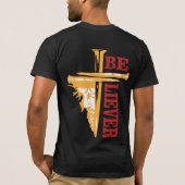 Jesus Cross Nail Design – Powerful Christian T-shirt (Achterkant)