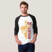 Jesus Cross Nail Design – Powerful Christian T-shirt (Voorkant volledig)