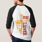 Jesus Cross Nail Design – Powerful Christian T-shirt (Achterkant)