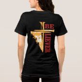 Jesus Cross Nail Design – Powerful Christian Tri-Blend Shirt (Achterkant)