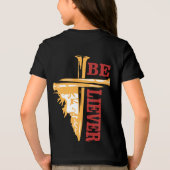 Jesus Cross Nail Design – Powerful Christian Tri-Blend Shirt (Achterkant)