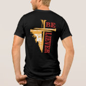 Jesus Cross Nail Design – Powerful Christian Tri-Blend Shirt (Achterkant)