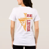 Jesus Cross Nail Design – Powerful Christian Tri-Blend Shirt (Achterkant)