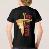 Jesus Cross Nail Design – Powerful Christian Tri-Blend Shirt (Achterkant)