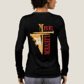 Jesus Cross Nail Design – Powerful Christian Tri-Blend Shirt (Achterkant)