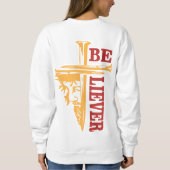 Jesus Cross Nail Design – Powerful Christian Trui (Achterkant)