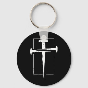 Jesus Cross Nail Pasen Christelijk Lente Mannen Vr Sleutelhanger