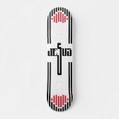 Jesus Cross Persoonlijk Skateboard (Voorkant)
