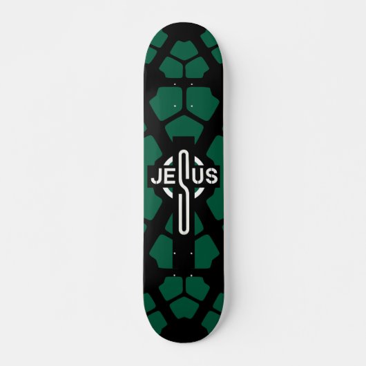 Jesus Cross Persoonlijk Skateboard (Voorkant)