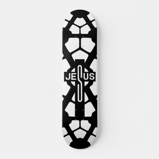 Jesus Cross Persoonlijk Skateboard (Voorkant)
