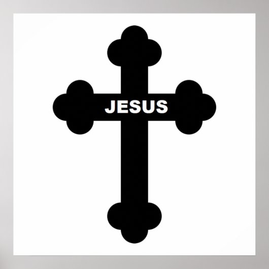 JESUS CROSS POSTER (Voorkant)