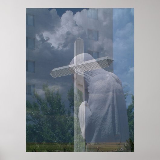 Jesus & Cross Poster (Voorkant)