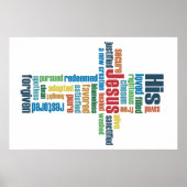 Jesus Cross Poster (Voorkant)