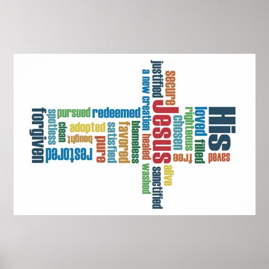 Jesus Cross Poster (Voorkant)