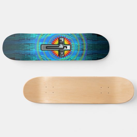 Jesus Cross Skateboard (Horizontaal)