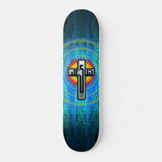 Jesus Cross Skateboard (Voorkant)