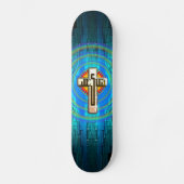 Jesus Cross Skateboard Deck (Voorkant)
