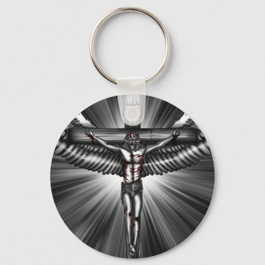 Jesus Cross Sleutelhanger (Voorkant)