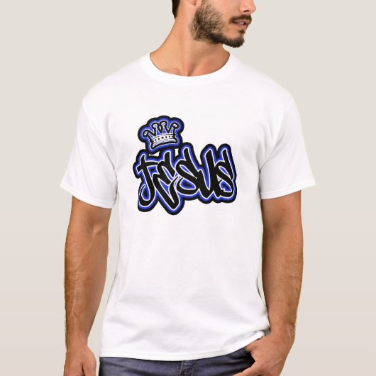 JESUS, CROWN 3 T-SHIRT (Voorkant)