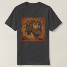 Jesus Crown of Thorns Bold Graphic T-Shirt