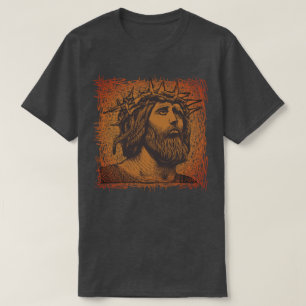 Jesus Crown of Thorns Bold Graphic T-Shirt