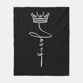 'Jesus' Crown Prayer Time Relaxation Christian  Fleece Deken