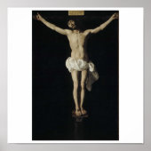 Jesús crucificado expirante circa 1630-1640 poster (Voorkant)
